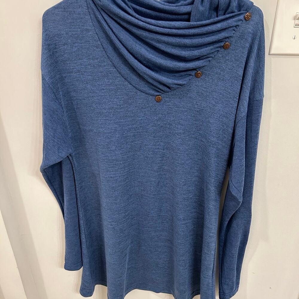 cowl neck top